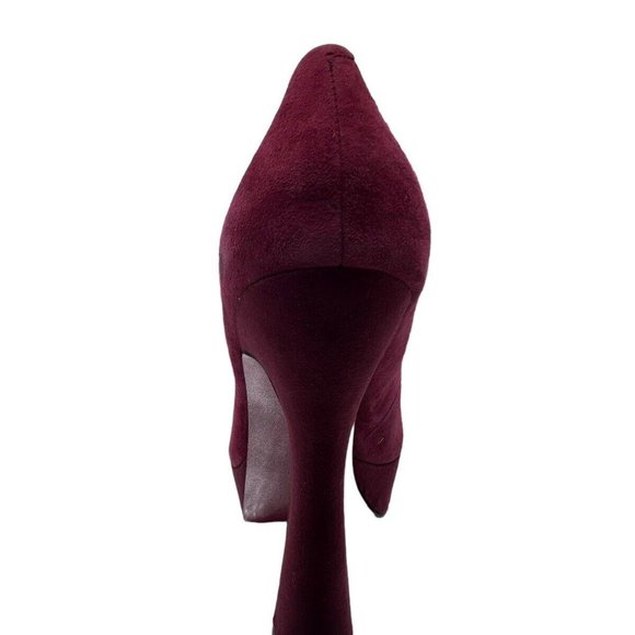 Paris Hilton Britney Women’s  Platform Heels Wine Red Suede Size 8.5 M - Picture 3 of 6